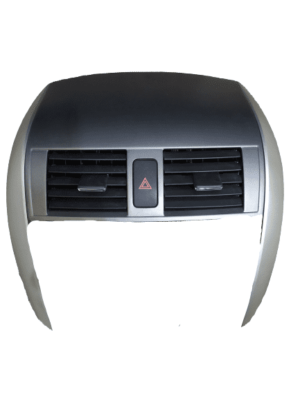 Toyota Corolla 2009 2010 2011 Centre Dash AC Heater Air Vent with Side Trims Gray Used OEM