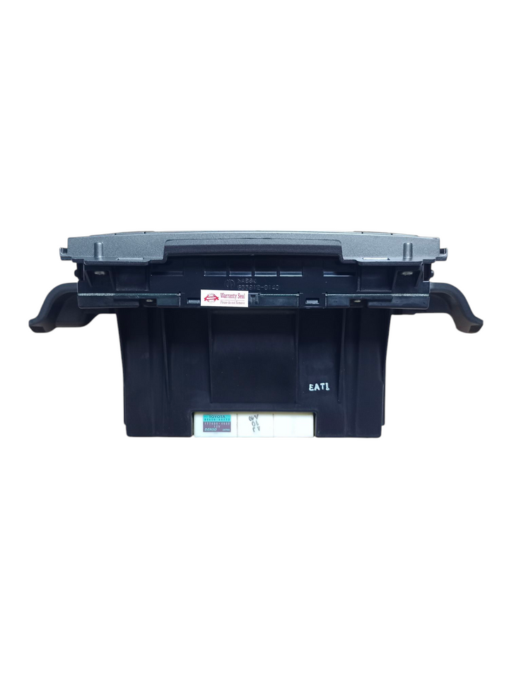 Top view of Lexus GX470 climate control unit model 88650-60773 SKU CR-4422 showing unit shape and mounting points.