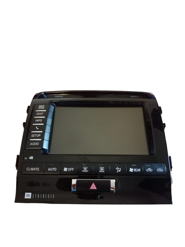 Toyota Land Cruiser 2012-2014 JBL Synthesis GPS Navigation Touchscreen & Climate Control 86110-60140 Used OEM