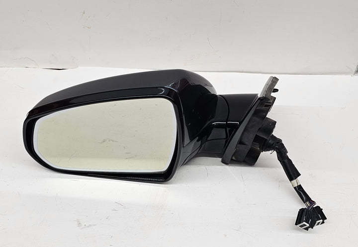 Front view of power folding heated driver side mirror for 2010–2016 Cadillac SRX in flannel gray