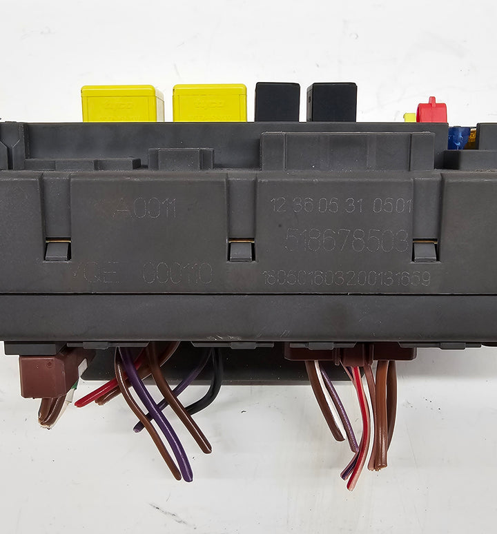 Detailed view of Land Rover Discovery 2 under dash fuse panel 2003-2004