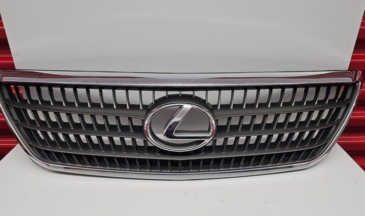 Lexus RX400h hood emblem badge OEM front angle