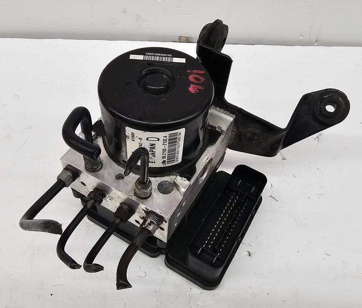 Side view of Mazda 5 ABS pump unit 2010–2015, OEM brake part