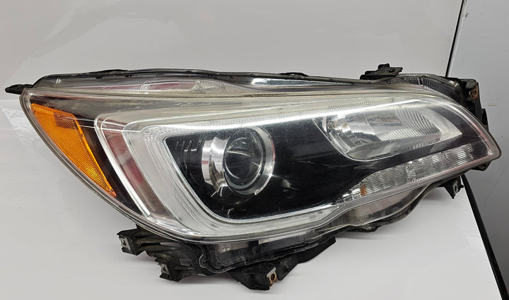 Close-up front view of Subaru Legacy Outback xenon headlamp RH 2015–2017