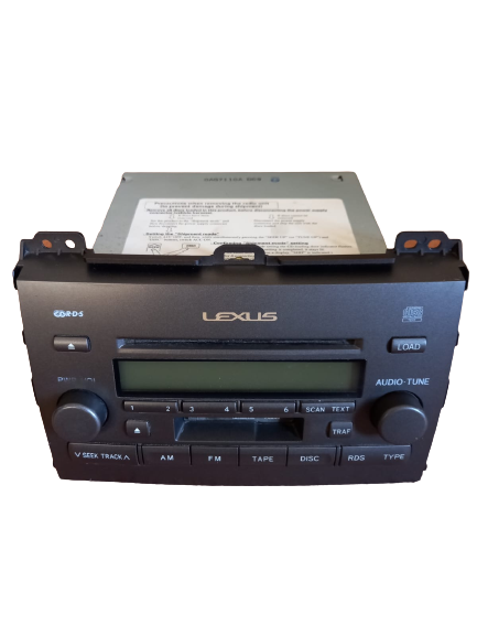 Lexus GX470 2003-2004 Pioneer Radio AM FM CD Player 86120-60491 Used OEM