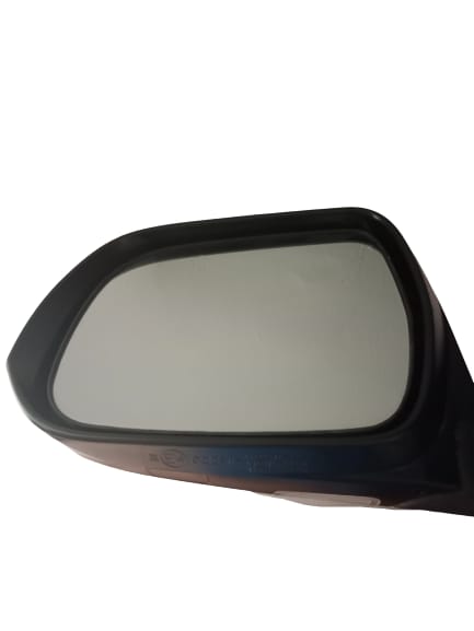 Toyota 4Runner 2010-2013 Side View Mirror with Turn Signal & Puddle Lamp Left Driver Side White Used OEM in USA