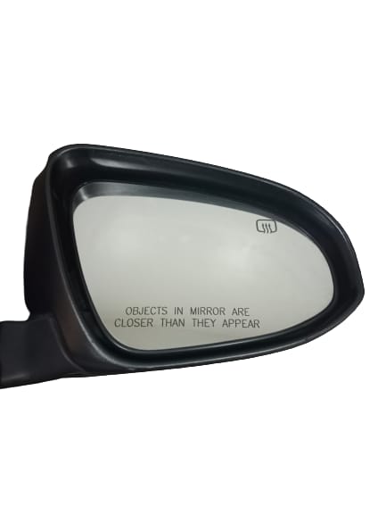 Toyota Corolla 2014-2019 Side View Mirror Heated without Turn Signal Right Passenger Side Blue Used OEM