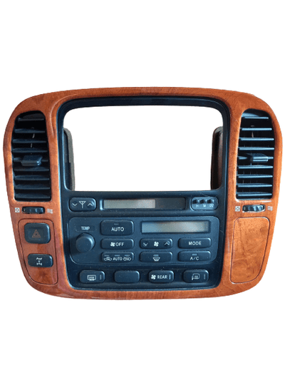 Toyota Land Cruiser Lexus LX470 1998-2002 Radio AC Climate Control Wood Panel 84010-60060 Used OEM